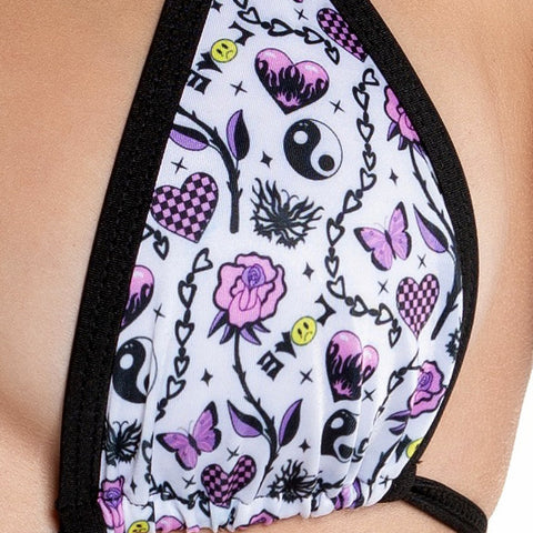 3030D Punk Love Monokini
