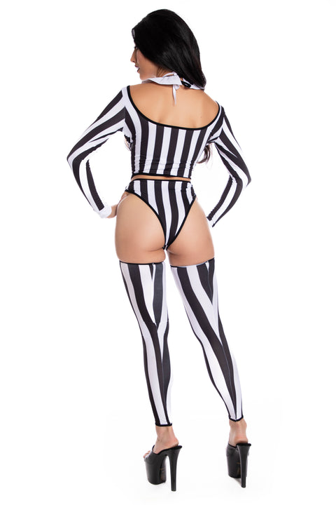 Sexy Beetlejuice costume, Sexy Beetleguise costume, Sexy movie poltergeist costume