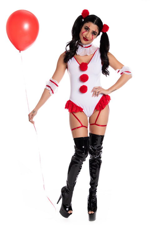 Demented Costume, Sexy Clown Costume, Sexy It Costume