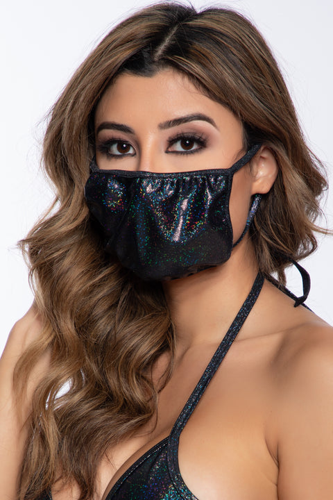 Fashion face mask, twinkle dance mask, Dancer face mask