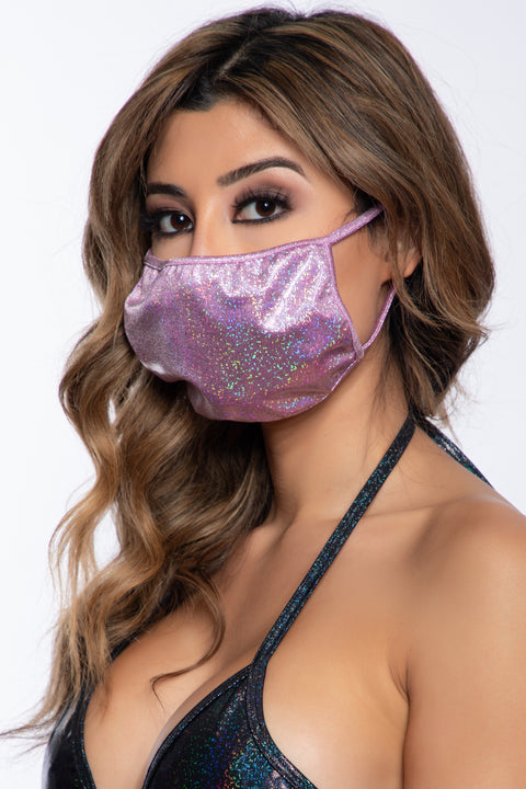 Fashion face mask, twinkle dance mask, Dancer face mask