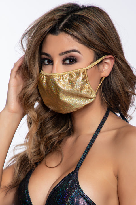 Fashion face mask, twinkle dance mask, Dancer face mask