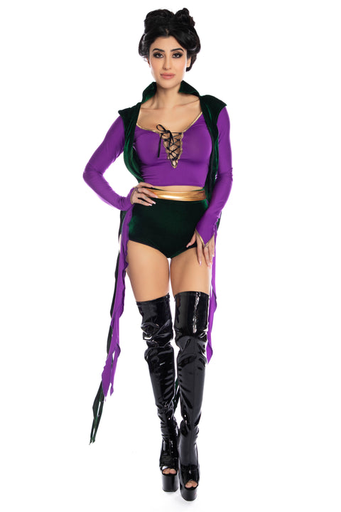 Spellbinding Winnie Costume, Sexy Winifred Sanderson costume, Sexy Hocus Pocus costume, Sexy witch costume