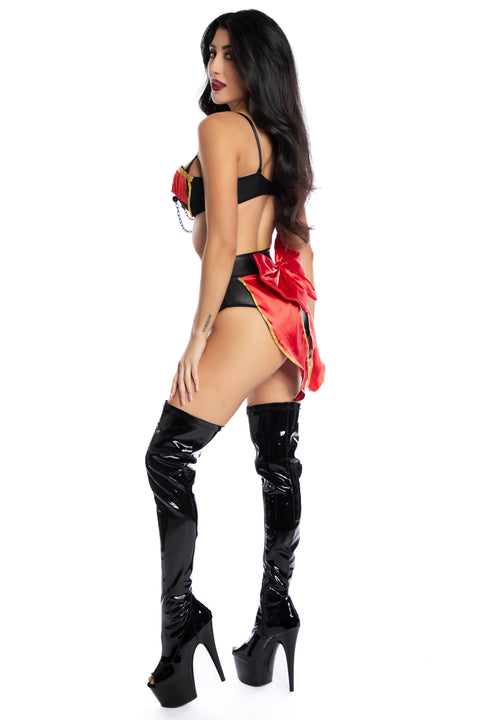 Tamed Heart Costume, Sexy Ringmaster Costume, Sexy Circus Costume