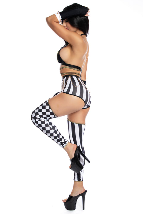 Trickster Costume, Sexy Jester Costume, Sexy Clown Costume