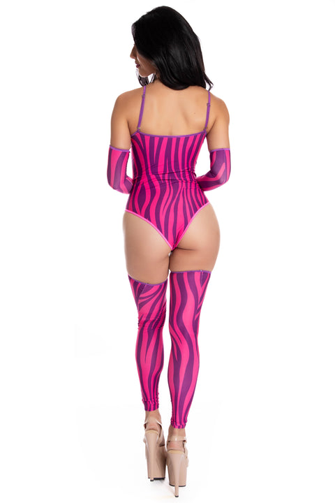 Mad Cat Costume, Sexy Cheshire Cat Costume, Sexy Alice in Wonderland Costume