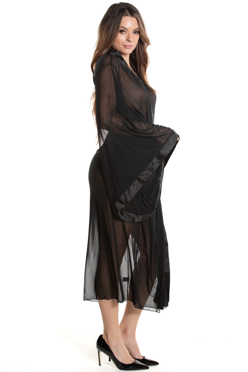9000 Long Mesh Robe