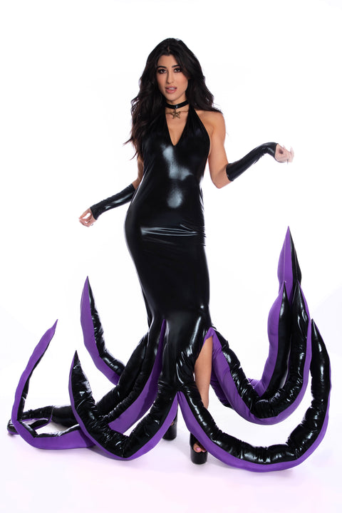 Sea Witch costume, Sexy Ursula costume, Sexy sea villain costume