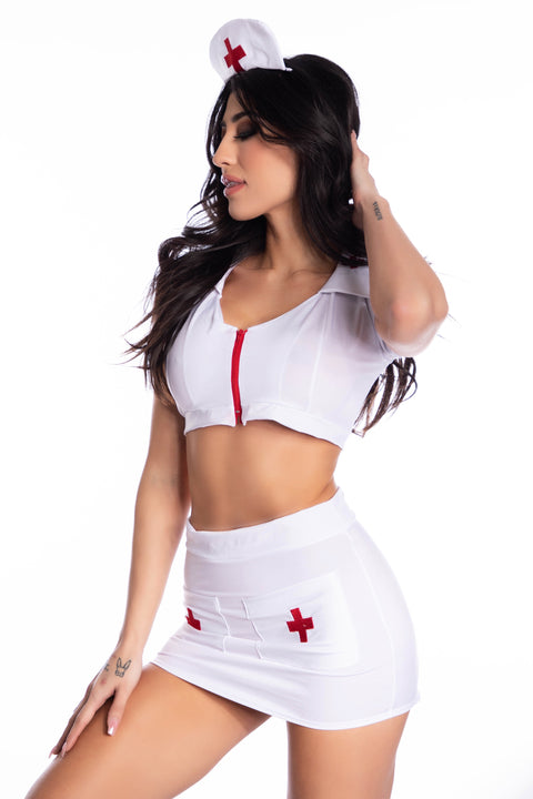 Vitamin-Me Costume, Sexy Nurse Costume, Sexy Doctor Costume