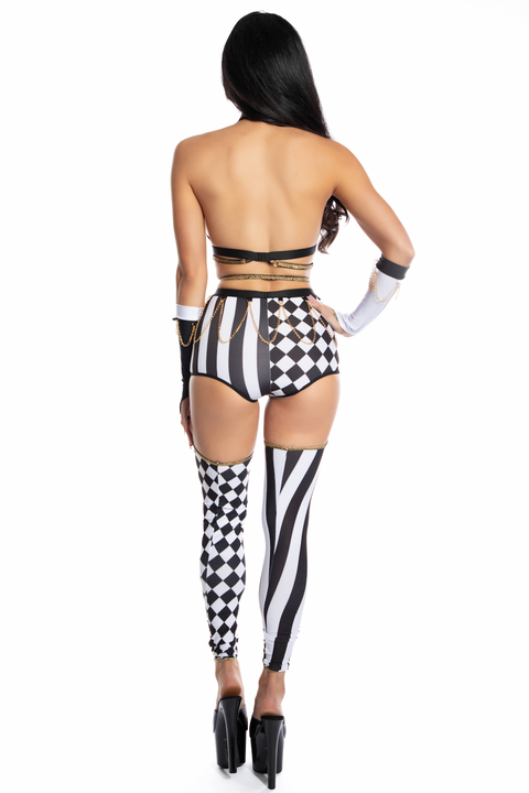 Trickster Costume, Sexy Jester Costume, Sexy Clown Costume