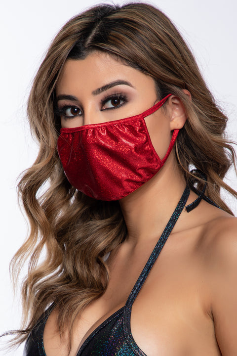 Fashion face mask, twinkle dance mask, Dancer face mask