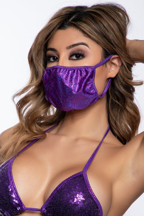 Fashion face mask, twinkle dance mask, Dancer face mask